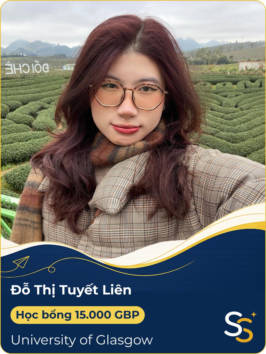 Đỗ Thị Tuyết Liên, học bổng 15.000 GBP, University of Glasgow